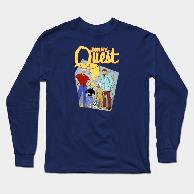 Jonny Quest Long Sleeve T-Shirt by sagitarius